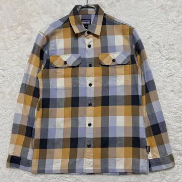 파타고니아 오가닉 코튼 체크 셔츠 플란넬 셔츠 W 플랩 포켓