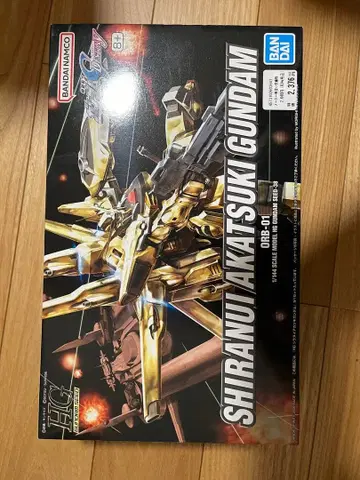 [ 새상품급 미사용품 ] HG 아카츠키 건담 오오와시&시라누이 세트