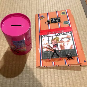 골목길 이야기 저금통과 종이 파일 세트 3COINS 쓰리코인즈 리본