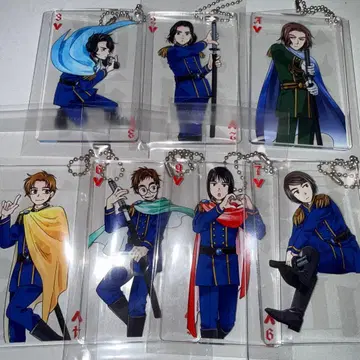 청춘 철도 카드놀이 아크릴 키링