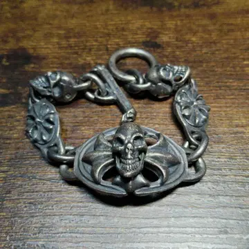 팔찌 스컬 실버 925 STERLING