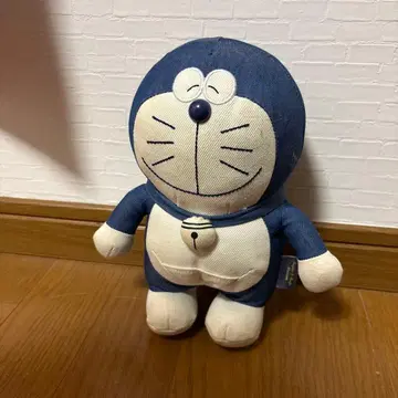 데님 도라에몽 봉제 인형 약 30cm