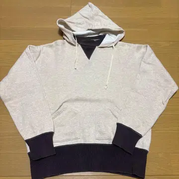 CUSHMAN(쿠시맨) 빈티지 후가공 후드티 투톤 L