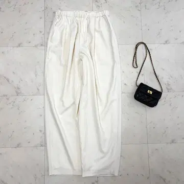 새상품급 23구 내추럴 스트레치 소니 배럴 팬츠 아이보리 36