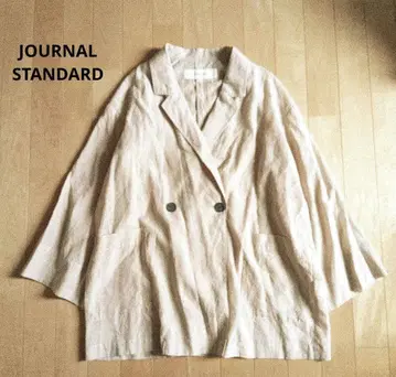 JOURNALSTANDARD 린넨 혼방 테일러드 자켓 비침 베이지