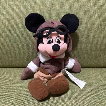 [레어] 미키마우스 파이롯트풍 봉제 인형 약 30cm