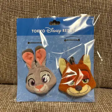 [ 새상품 ] 디즈니랜드 주토피아 닉 주디 거울 키체인