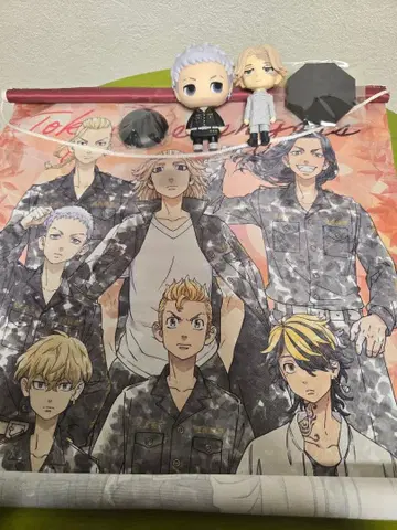 도쿄 리벤저스 태피스트리 피규어 묶음 판매