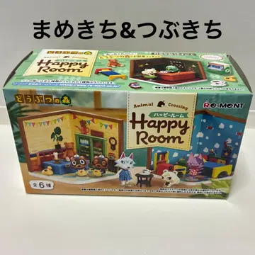 미사용 동물의 숲 해피룸 리멘트 피규어 두부&밤돌이