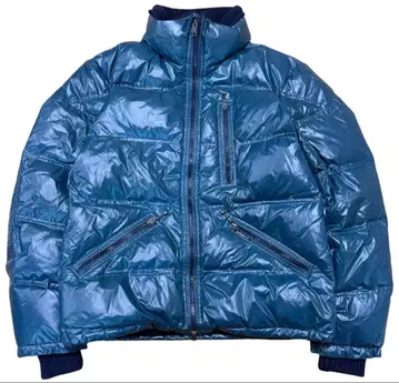 00s Y2K AVIREX VARSITY 광택 육후 다운 자켓