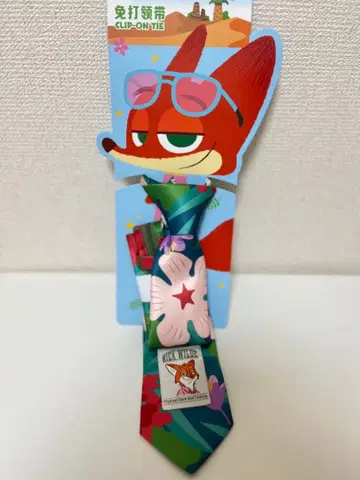 해외 MINISO 주토피아2 닉 넥타이