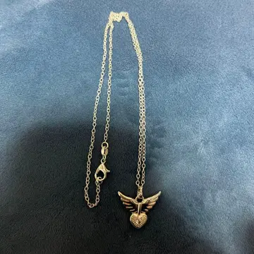 s925 하트와 날개의 목걸이