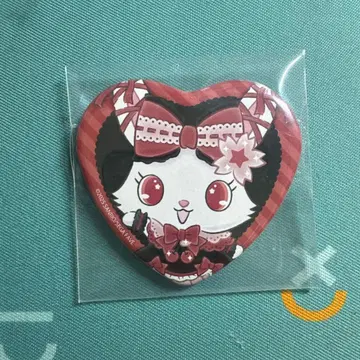 주얼펫 하트 캔뱃지 루비