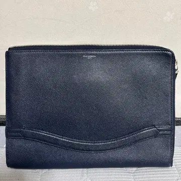 PELLE MORBIDA 네이비 클러치백