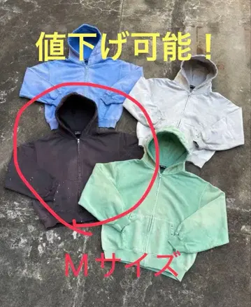 BELVET 지퍼 후드티 블랙 M 사이즈 완판템