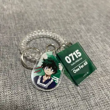 히로아카 극락탕 콜라보 락커 키 홀더풍 키링 미도리야 이즈쿠