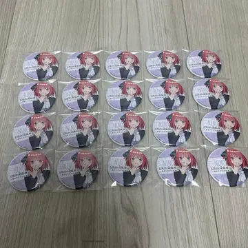 5등분의 신부 나카노 니노 검정 캔뱃지 세트