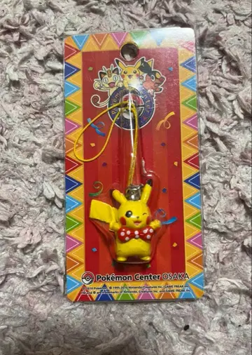 [ 포켓몬 ] 포켓몬 센터 오사카 피카츄 스트랩 나비 넥타이