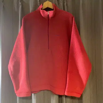 Patagonia 플리스 자켓 빨간색 눈 없음 USA 제조
