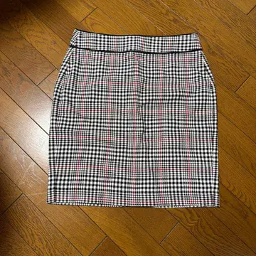 바나나리퍼블릭 체크 무늬 타이트 스커트 하이웨스트