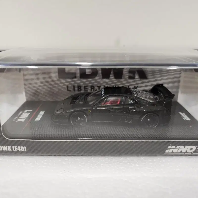 1/64 이노 LBWK 카본 블랙 f40 다이캐스트