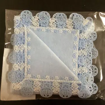 치카자와 레이스 도라에몽 콜라보 손수건 블루