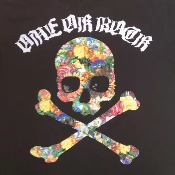 ONE OK ROCK 원오크록 플라워 해골 T셔츠 스컬