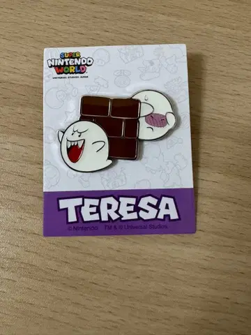 테레사 핀 배지 슈퍼 닌텐도 월드