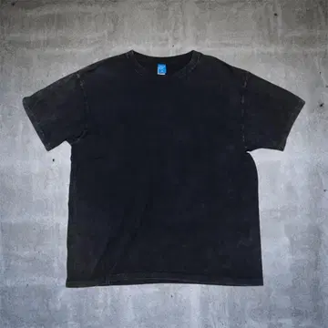 [ 새상품급 ] 굿온 반팔T셔츠 Vintage Dye 데미지 가공 블랙