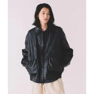 아우터 프릭스스토어 인조 가죽 자켓