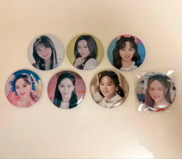 NiziU 리오 RIO 캔뱃지 7개 세트