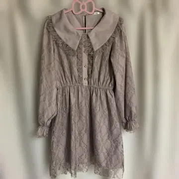 노에미 NOEMIE 전체 레이스 원피스 양산형 지뢰 병약 걸리시