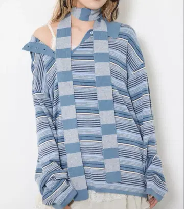 SLY HG KNIT ASYMMETRY 상의