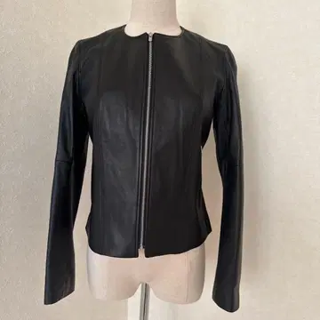 *ANAYI*아나이*램 가죽 크루 자켓*