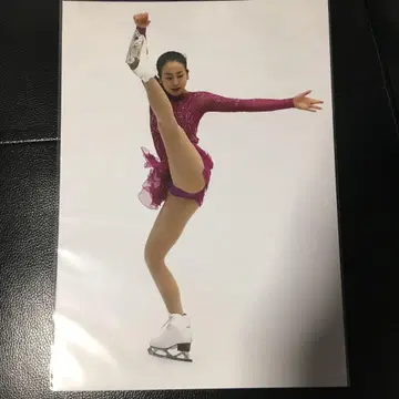 아사다 마오 큰 A4 사진 피겨 스케이팅