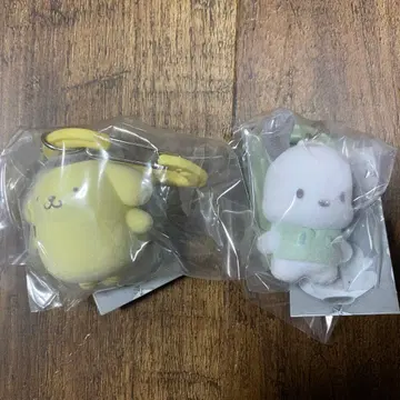 산리오 컬러풀 카라비너 마스코트 참 포차코 폼폼푸딩