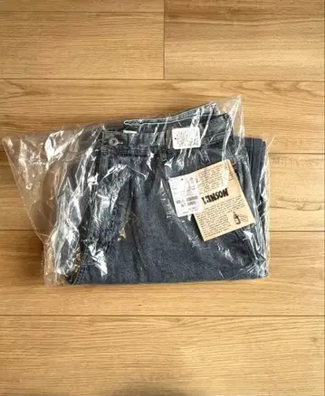 HINSON/힌손 데님 워크 팬츠 / 와이드 테이퍼드 남성용