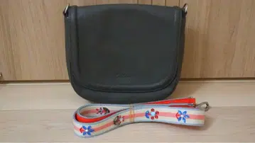 캐스키드슨 숄더백 그레이 로프 스트랩 포함