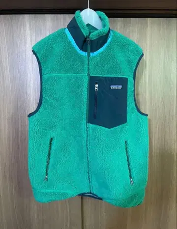 Patagonia 플리스 베스트 그린