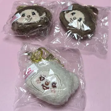 몽치치 봉제 인형 스마트폰 참 참 가챠 세미 컴프 세미 네이비