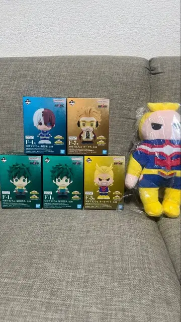 히로아카 제일복권 E상 올마이트 봉제 인형 F상 SOFVIC 츄