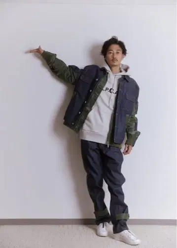 sacai A.P.C 데님 자켓 MA-1 L 사이즈