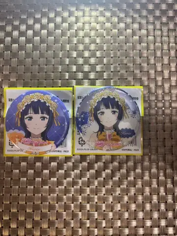 러브 라이브 니지가사키 학원 러브카 감사제 캔뱃지 아사카 카린 2세트