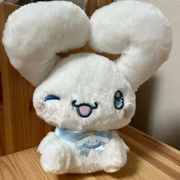 산리오 캐릭터즈 푸와푸와 하트풀 벌룬 BIG 봉제 인형 시나모롤