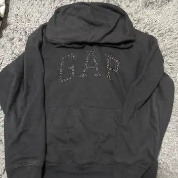 레어 GAP 블랙 후드티