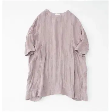 네스트로브 선염 린넨 파나마 튜닉 원피스