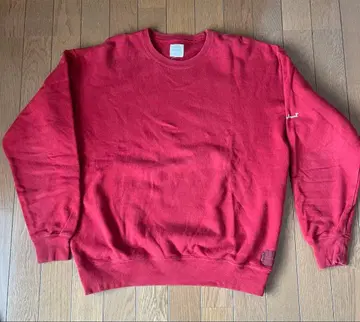 남성용 칼 헬무트 빨간색 맨투맨 M