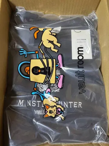 볼트룸 엠블럼 몬헌 반팔 셔츠 블랙 L