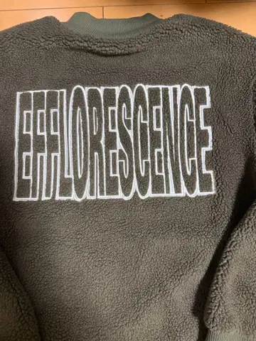 EFFLORESCENCE 플리스 자켓 다크 그레이