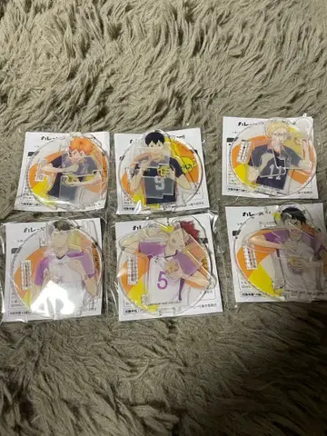 미개봉 새상품 카레메시 x 하이큐!! 오리지널 아크릴 스탠드 6세트